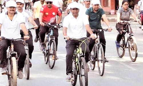बिलासपुर, नशे के विरुद्ध साईकिल जागरूकता रैली निकाल कर किया गया विश्व साईकिल दिवस का आयोजन