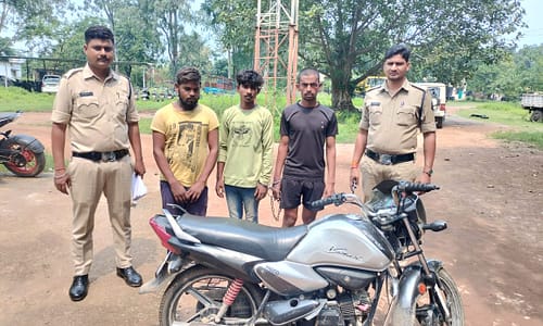 मोटर सायकल चोरी करने वाले चोर को सीपत पुलिस ने किया गिरफ्तार