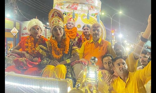 टीम त्रिलोक श्रीवास एवं धर्म जागृति मंच, सर्वसेन समाज छ.ग. ने किया हिंदू नव वर्ष शोभायात्रा का जबरदस्त स्वागत,